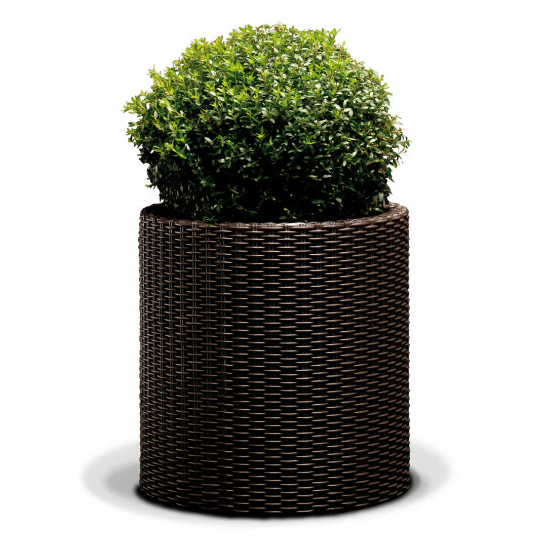 Keter bloempot, rond, diameter 43.7 cm, brons, Cilinder Plantenbak L