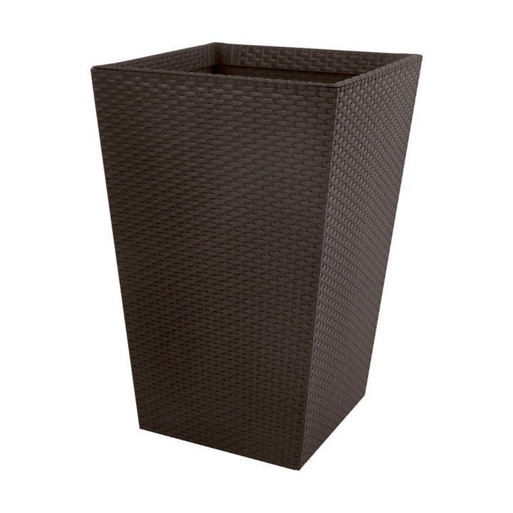 Keter bloempot, rechthoekig, hoogte 57 cm, bruin, Rotan Plantenbak M
