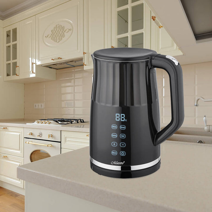 Maestro waterkoker, snoerloos, touch screen, 1.7L, 2200W, MR-039 - Britse stekker