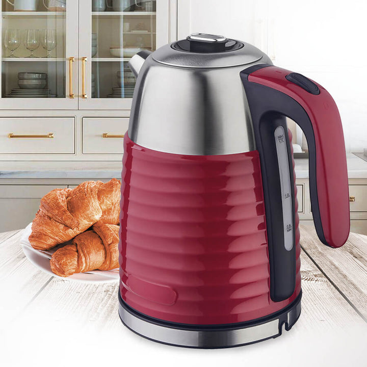 Waterkoker 1.7L Maestro MR-051-RED, huiskleur rood - Britse stekker