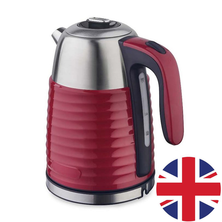 Waterkoker 1.7L Maestro MR-051-RED, huiskleur rood - Britse stekker