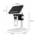 Lamex LXM289 Digitale microscoop LCD-scherm 4,3 inch (10,9 cm) TFT-paneel 1000x vergroting 1080p