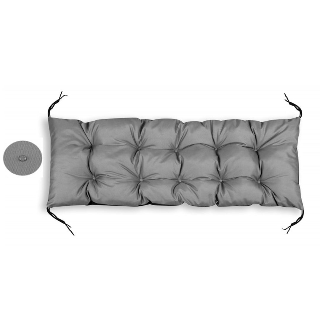 Tuinkussen AIO, voor bank, schommel, waterdicht, grijs, 150x50 cm, PODOGR150/50C-SZ