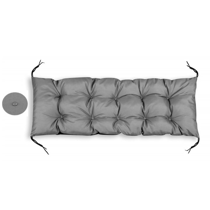 Tuinkussen AIO, voor bank, schommel, waterdicht, grijs, 150x50 cm, PODOGR150/50C-SZ