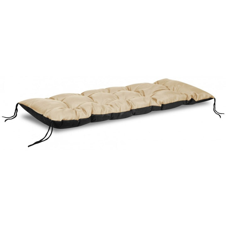 Tuinbankkussen van europallets beige 120x40 cm
