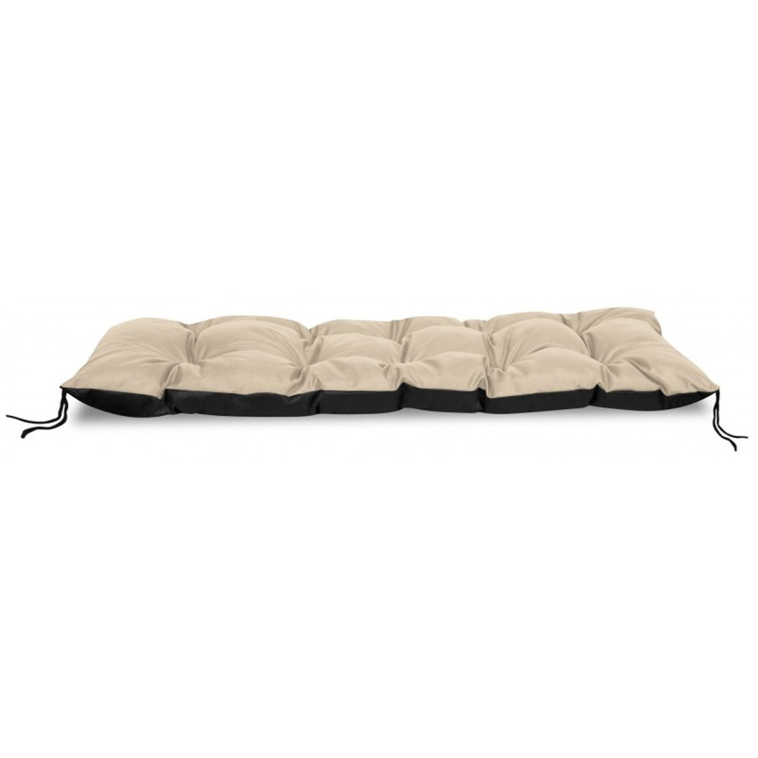 Tuinbankkussen van europallets beige 120x40 cm