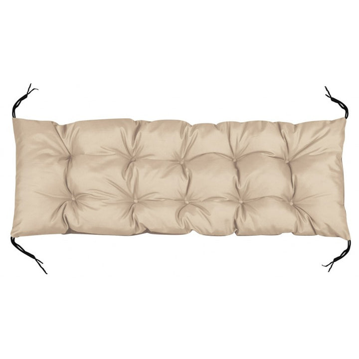 Tuinbankkussen van europallets beige 120x40 cm
