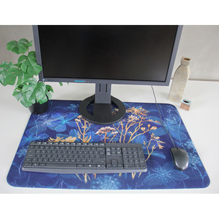 Bertoni bureau mat, in vilt, 50x70 cm, Midnight
