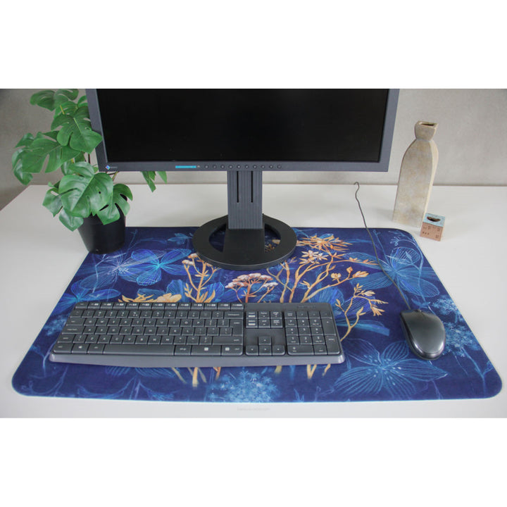 Bertoni bureau mat, in vilt, 50x70 cm, Midnight