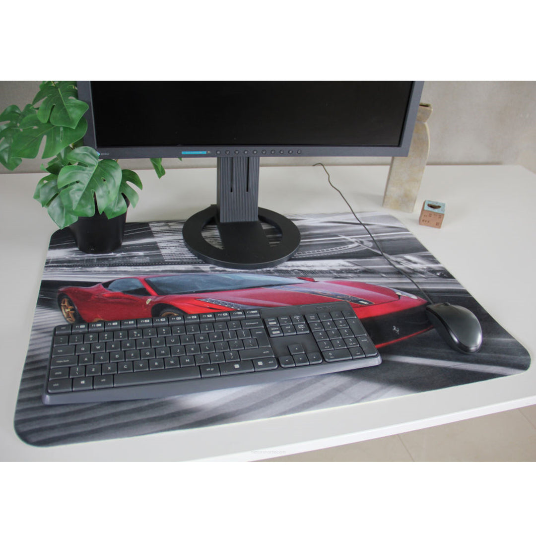 Bertoni bureauonderlegger, in vilt, 50x70 cm, Ferrari