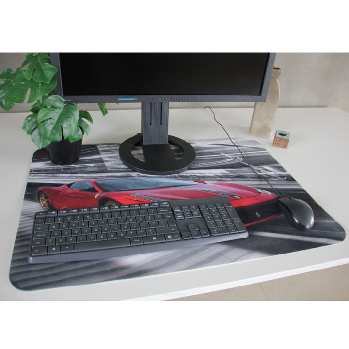 Bertoni bureauonderlegger, in vilt, 50x70 cm, Ferrari