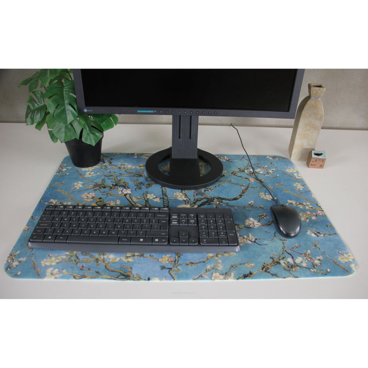 Bertoni bureau mat, in vilt, 50x70 cm, Amandel