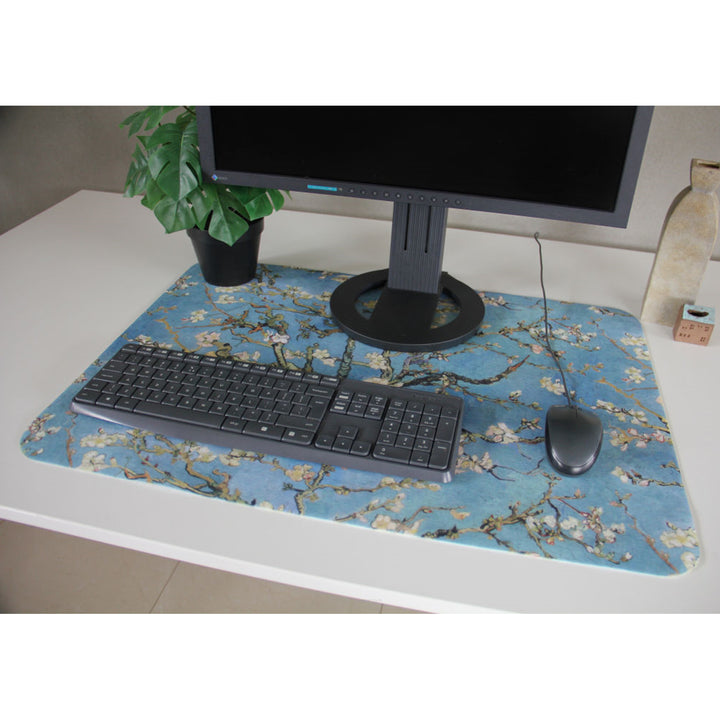 Bertoni bureau mat, in vilt, 50x70 cm, Amandel
