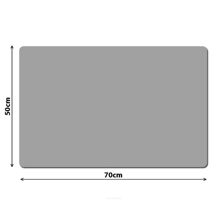 Bertoni bureau mat, in vilt, 50x70 cm, Amandel