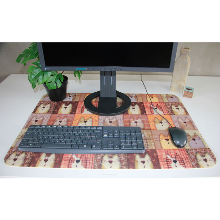 Bertoni bureau onderlegger, in vilt, 50x70 cm, Pexeso Beige