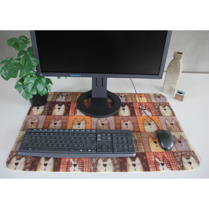 Bertoni bureau onderlegger, in vilt, 50x70 cm, Pexeso Beige
