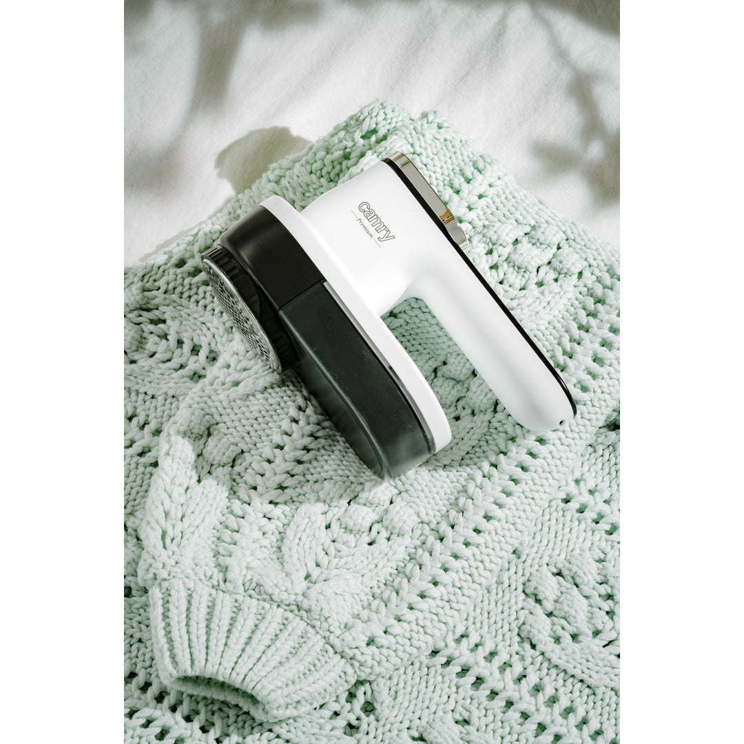 Camry Tissue Shaver, LCD-display, oplaadbare Li-Ion-batterij, wit en zwart, CR 9620