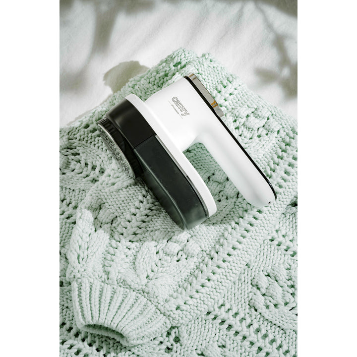 Camry Tissue Shaver, LCD-display, oplaadbare Li-Ion-batterij, wit en zwart, CR 9620