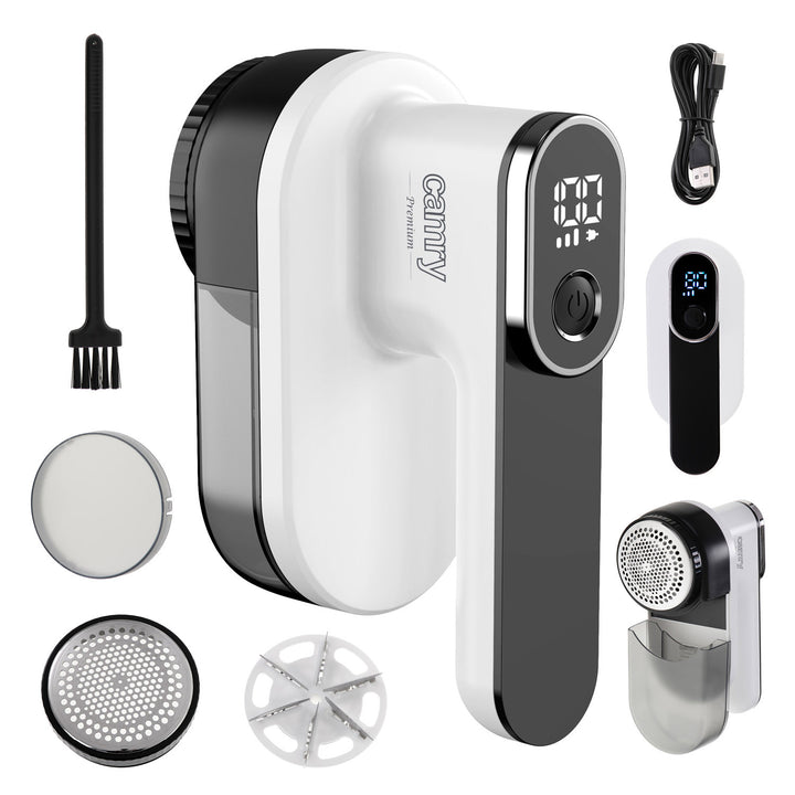 Camry Tissue Shaver, LCD-display, oplaadbare Li-Ion-batterij, wit en zwart, CR 9620