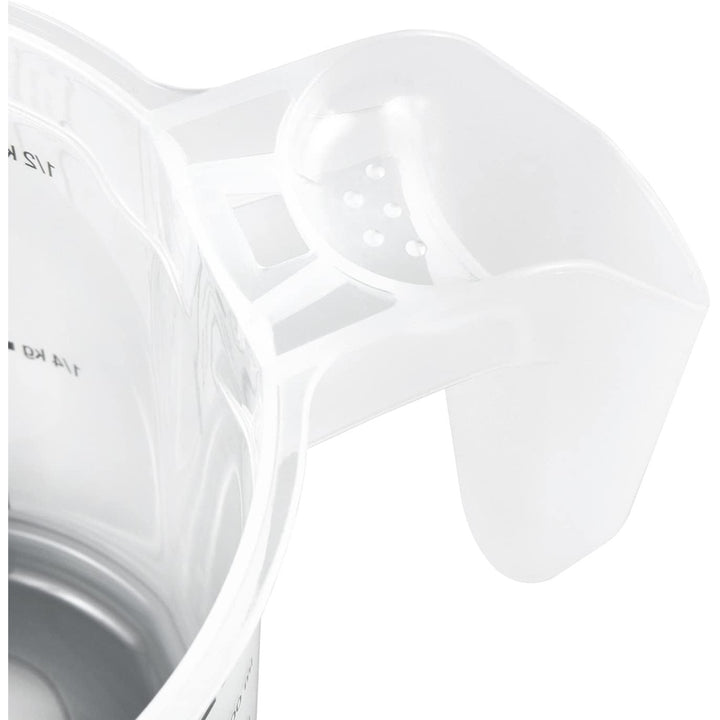 Keeeper maatbeker, antislip, met handvat, 0,5l, nordic grijs, Masimmo