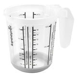 Keeeper maatbeker, antislip, met handvat, 0,5l, nordic grijs, Masimmo