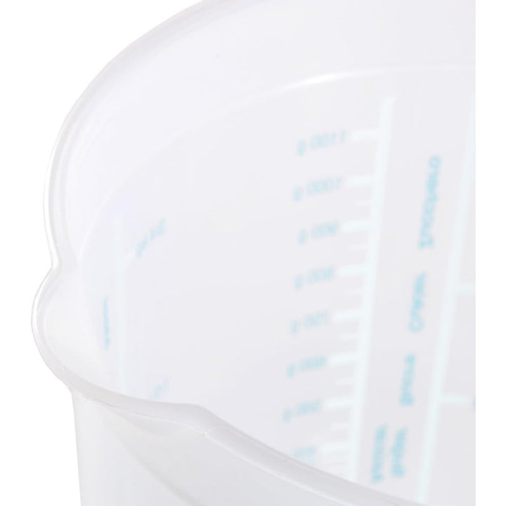 Keeeper maatbeker, antislip, met handvat, 1l, aquamarijn, Masimmo