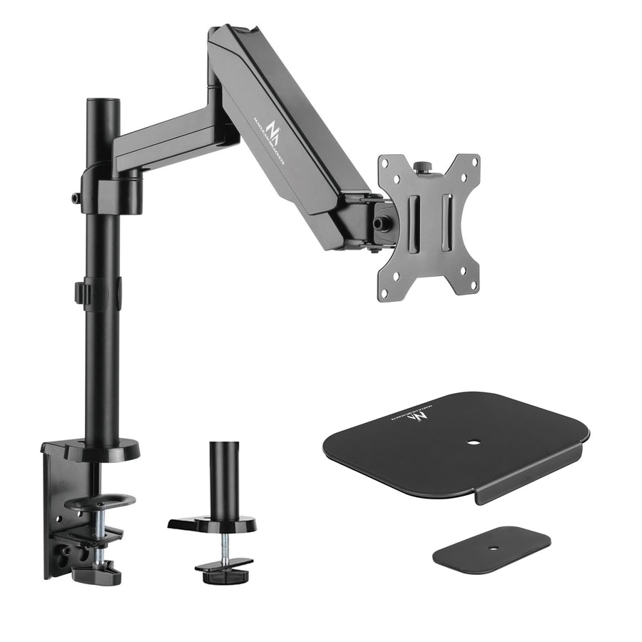 Maclean - Monitorsteun, dubbele arm, met gasveer, 17"-32", 8 kg, MC-775 + MC-929