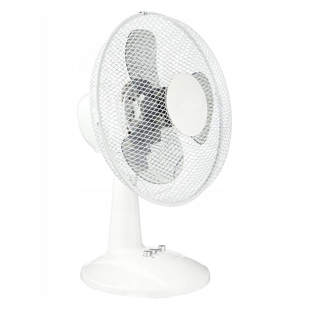 LTC bureauventilator, oscillerend, hoekverstelbaar, 38W, wit, LXWT20