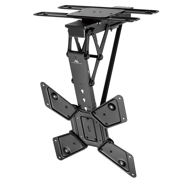 Maclean - Elektrische TV-beugel voor plafondmontage - TUYA ondersteuning, max VESA 600x400, 90st zwenkbaar, 23"-65", 30kg, MC-491