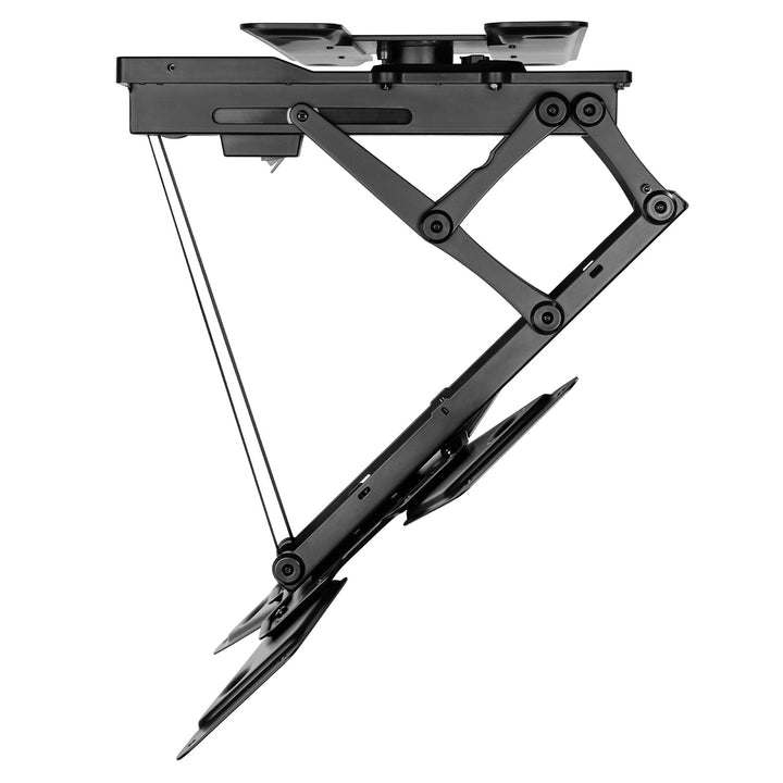 Maclean - Elektrische TV-beugel voor plafondmontage - TUYA ondersteuning, max VESA 600x400, 90st zwenkbaar, 23"-65", 30kg, MC-491