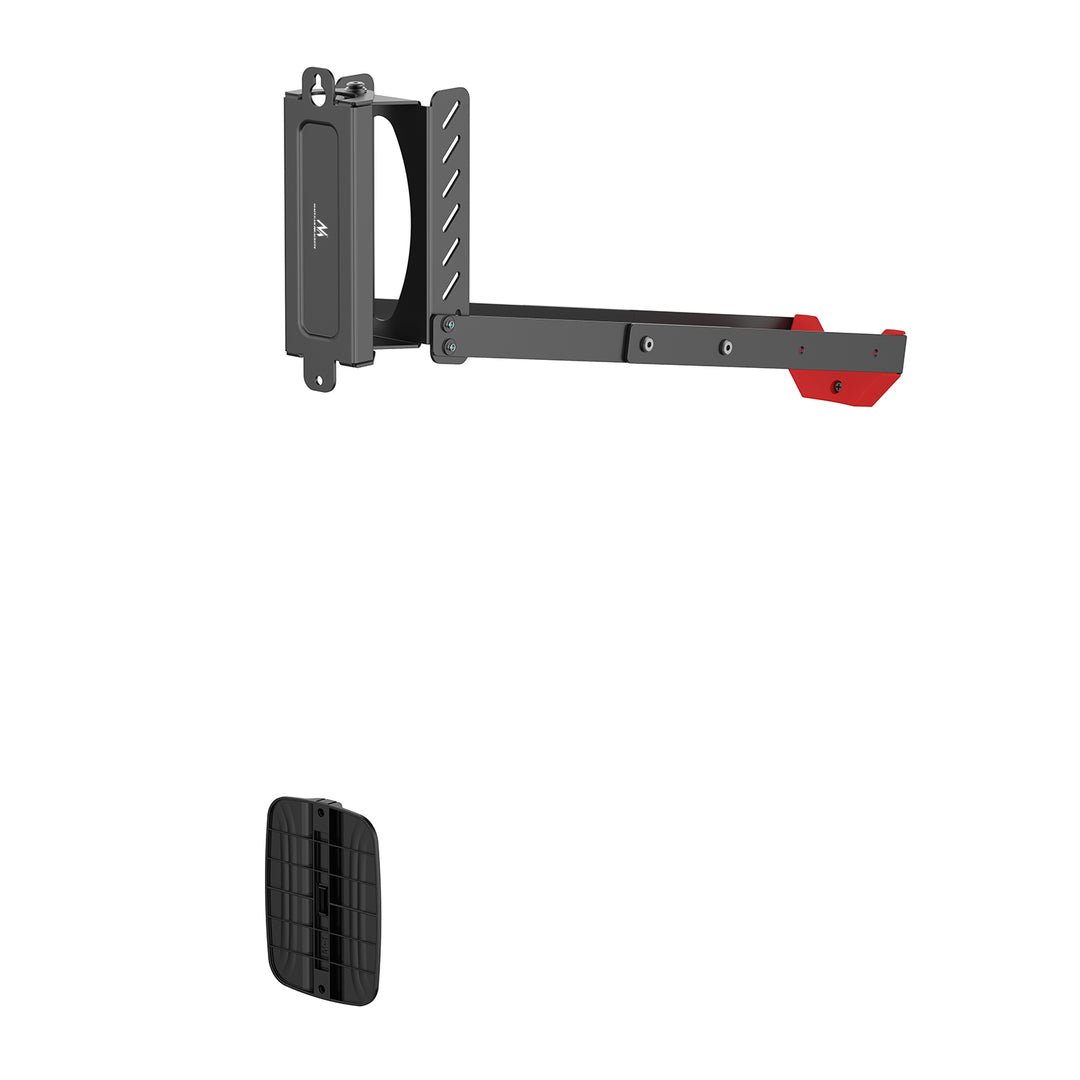 Maclean MC-498 - Fietsbeugel - Fietsenrek wandbevestiging 35kg - zwart