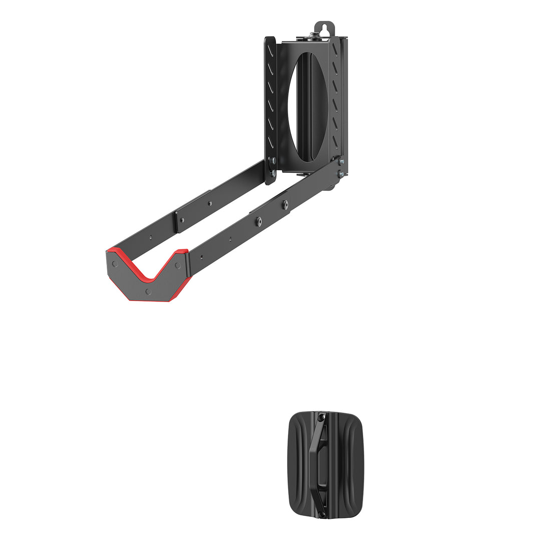Maclean MC-498 - Fietsbeugel - Fietsenrek wandbevestiging 35kg - zwart