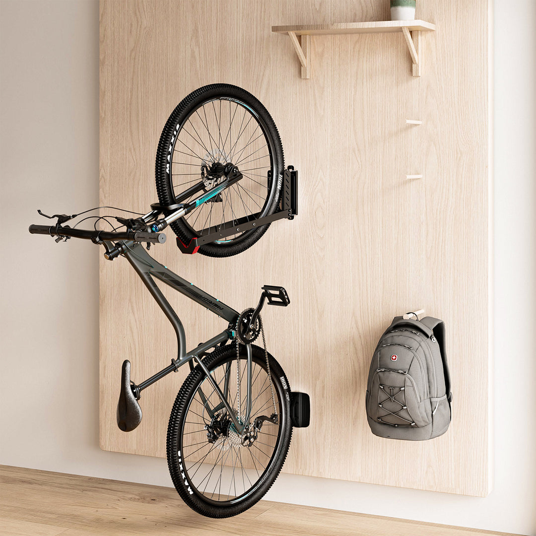 Maclean MC-498 - Fietsbeugel - Fietsenrek wandbevestiging 35kg - zwart