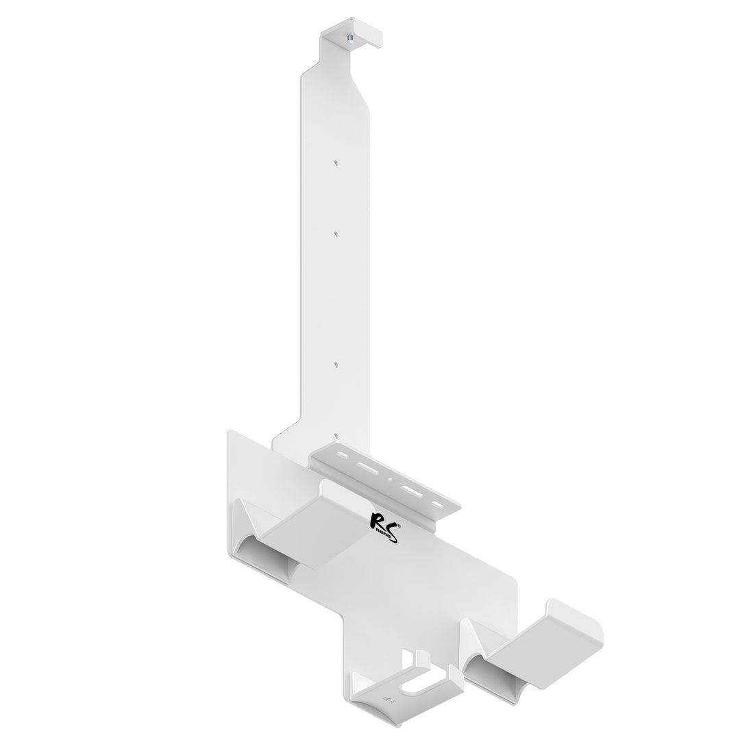 Wandmontagestandaard wit voor Playstation 5 console met padhouder, max. 10kg, NanoRS RS181