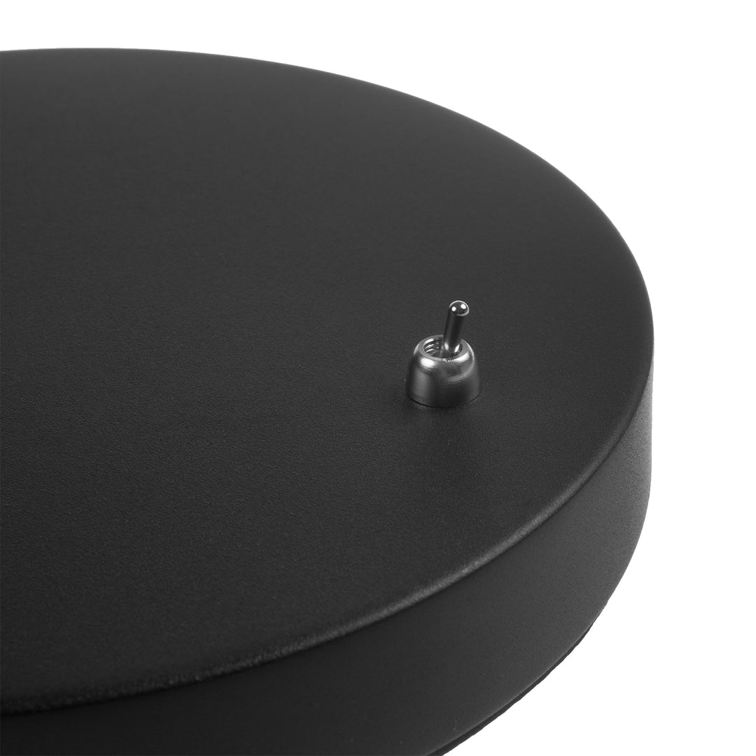 GU10 bureaulamp met aan/uit schakelaar zwart 55x90mm