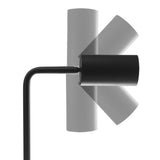 GU10 bureaulamp met aan/uit schakelaar zwart 55x90mm