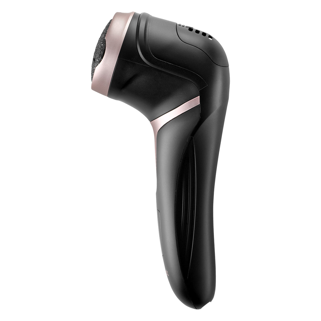 Concept elektrische hielvijl, 3 pads, oplaadbaar, zwart, PN3020