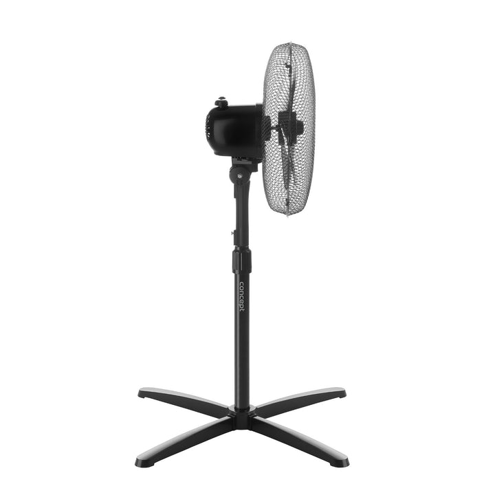 Concept - Ventilator - Statiefventilator - Ventilator Staand - 40W - 3 snelheden - zwart - VS5050