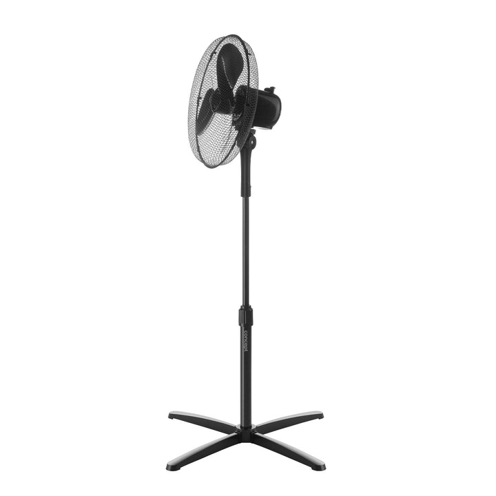Concept - Ventilator - Statiefventilator - Ventilator Staand - 40W - 3 snelheden - zwart - VS5050