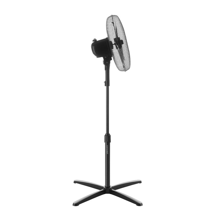 Concept - Ventilator - Statiefventilator - Ventilator Staand - 40W - 3 snelheden - zwart - VS5050