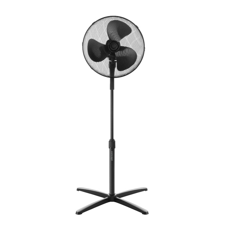 Concept - Ventilator - Statiefventilator - Ventilator Staand - 40W - 3 snelheden - zwart - VS5050