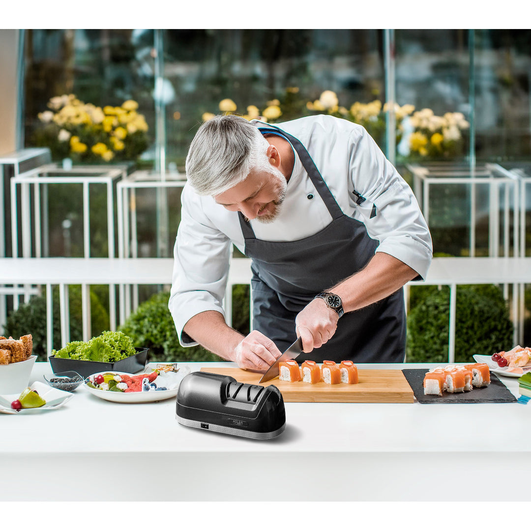 Elektrische messenslijper Adler, vermogen 60 W, 2-traps systeem AD 4508