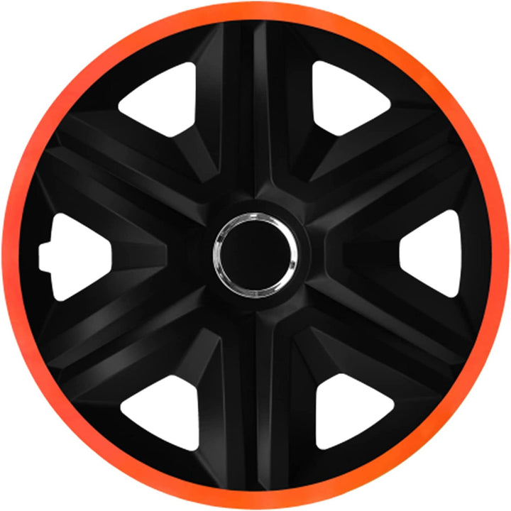 NRM Fast Lux 15" universele wieldop zwart-oranje 1 stuk