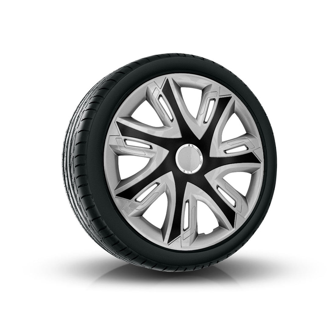 NRM Supernova bicolour zilver/zwart universele wieldop 16" 1 stuk