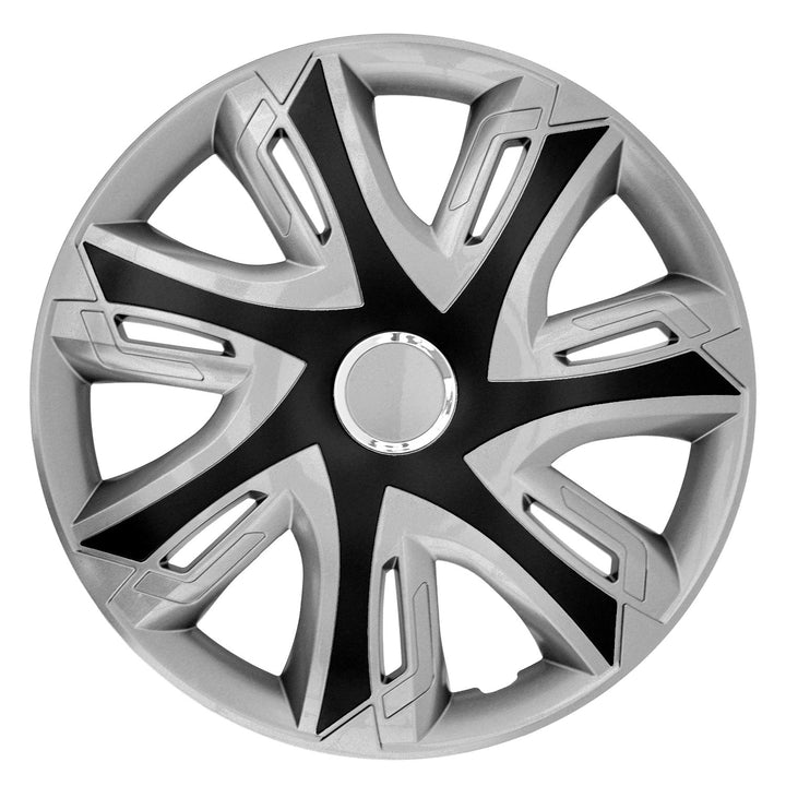 NRM Supernova bicolour zilver/zwart universele wieldop 16" 1 stuk