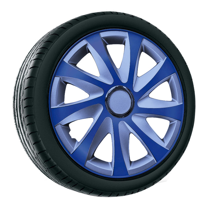 NRM Drift Extra 15" universele wieldop blauw/zilver 1 st