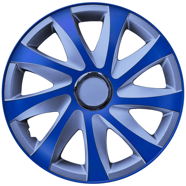 NRM Drift Extra 15" universele wieldop blauw/zilver 1 st