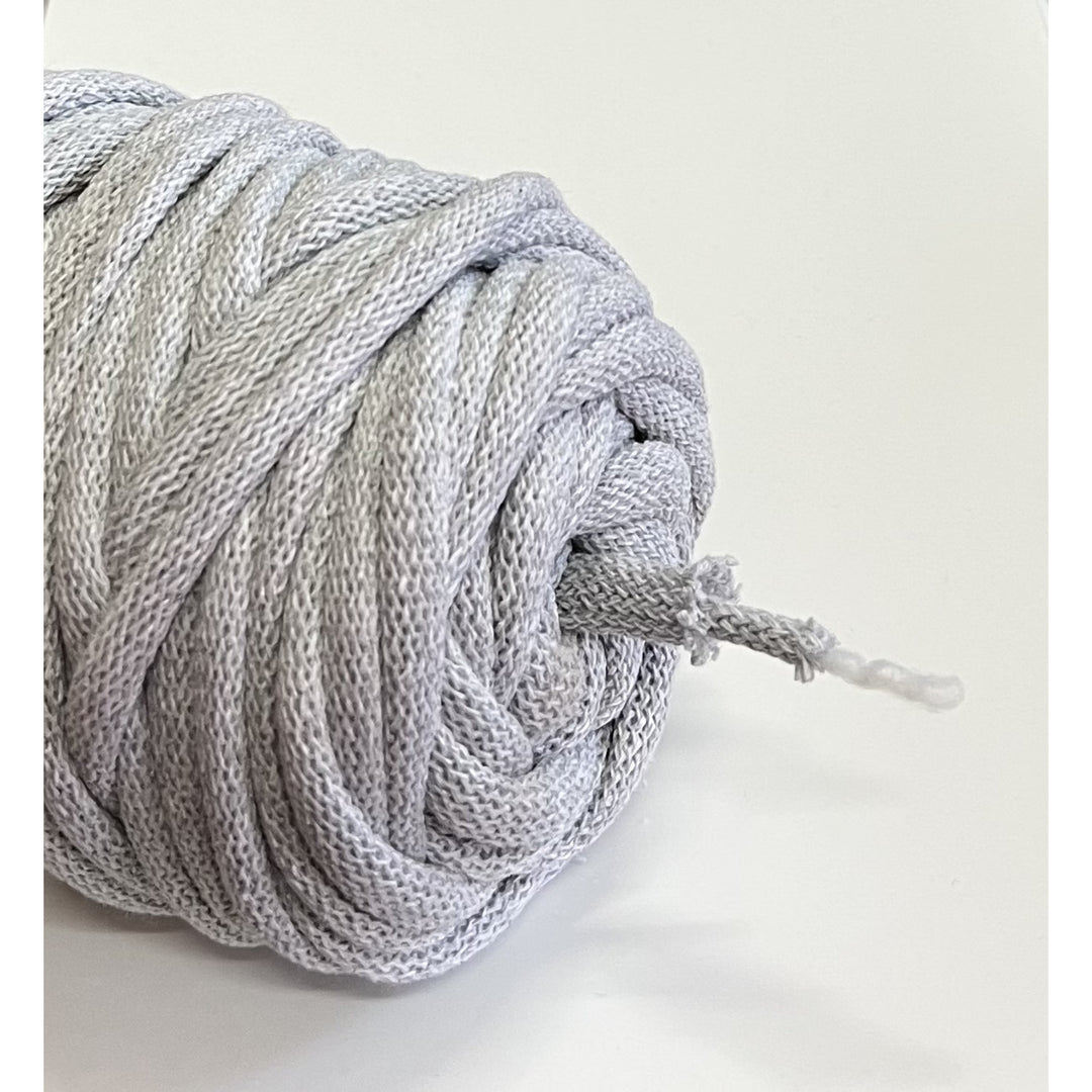 WAS, katoenen koord met polyester kern, gevlochten, 9 mm, 50 m, grijs