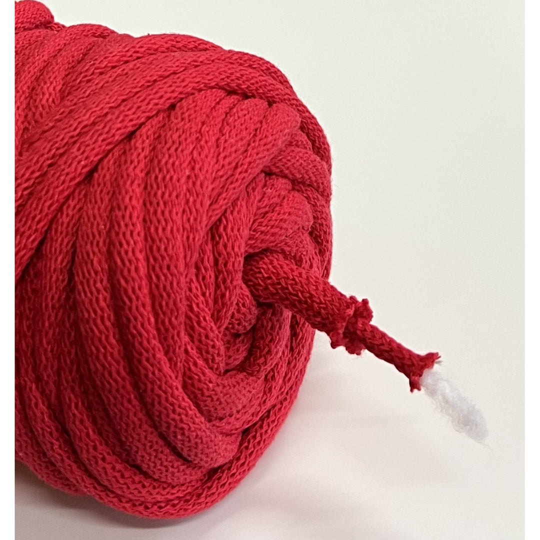 WAS, katoenen koord met polyester kern, gevlochten, 9 mm, 50 m, rood
