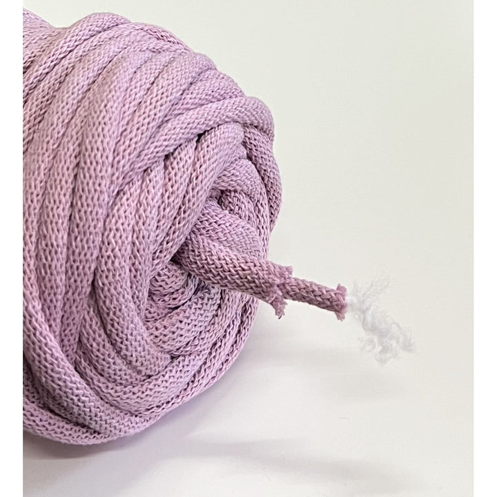 WAS, katoenen koord met polyester kern, gevlochten, 9mm, 50m, vuilroze